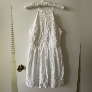 Altard state white eyelet lace dress
